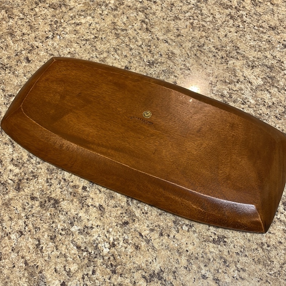 BEEKMAN Home Wood Serving Decorative Tray. Made in Philippines. NWOT. Never Used - Picture 3 of 7